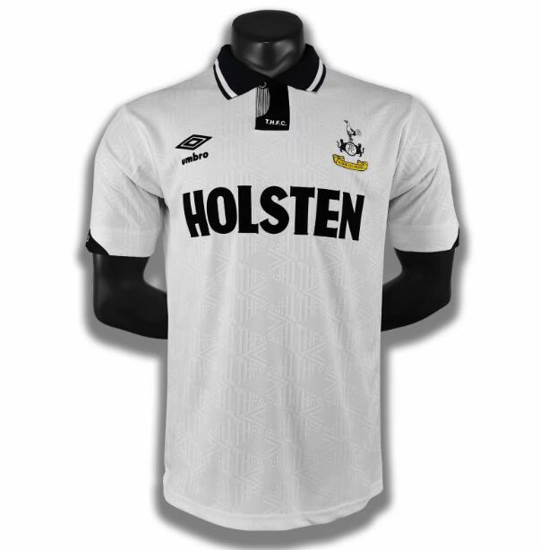 1990 Tottenham Hotspur Retro Home Kit Soccer Jersey